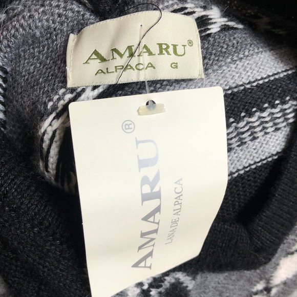 NWT 100% Alpaca Wool Poncho - Picture 5 of 5